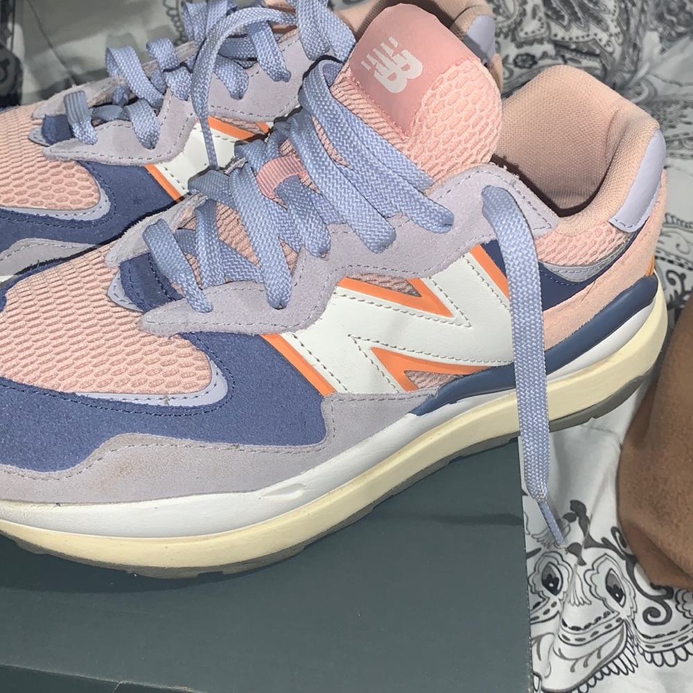 Pink blue new balance 57/40